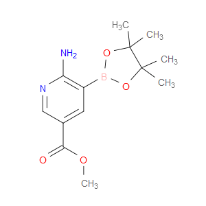Methyl 6-amino-5-(tetramethyl-1,3,2-dioxaborolan-2-yl)pyridine-3-carboxylate
