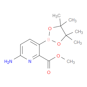 Methyl 6-amino-3-(tetramethyl-1,3,2-dioxaborolan-2-yl)pyridine-2-carboxylate