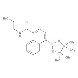 N-Propyl-4-(tetramethyl-1,3,2-dioxaborolan-2-yl)naphthalene-1-carboxamide