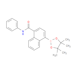 N-Phenyl-4-(tetramethyl-1,3,2-dioxaborolan-2-yl)naphthalene-1-carboxamide