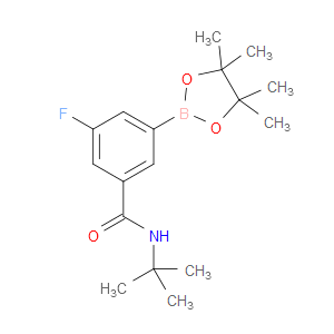 N-tert-Butyl-3-fluoro-5-(tetramethyl-1,3,2-dioxaborolan-2-yl)benzamide