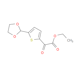 Ethyl 5-(1,3-dioxolan-2-yl)-α-oxo-2-thiopheneacetate
