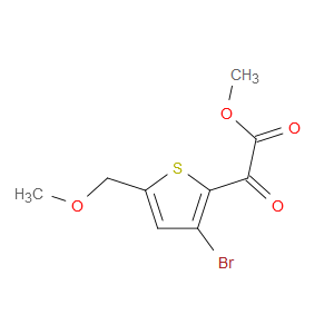 Methyl 3-bromo-5-(methoxymethyl)-α-oxo-2-thiopheneacetate