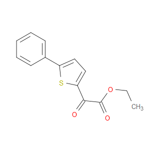Ethyl α-oxo-5-phenyl-2-thiopheneacetate