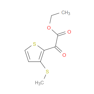 Ethyl 3-(methylthio)-α-oxo-2-thiopheneacetate