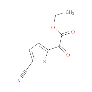 Ethyl 5-cyano-α-oxo-2-thiopheneacetate