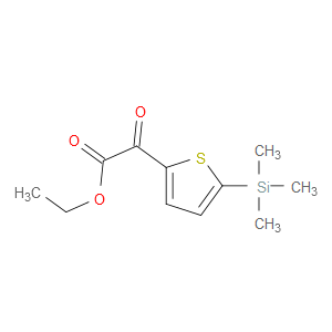 Ethyl α-oxo-5-(trimethylsilyl)-2-thiopheneacetate