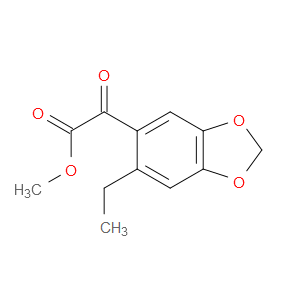 Methyl 6-ethyl-α-oxo-1,3-benzodioxole-5-acetate
