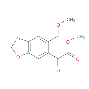 Methyl 6-(methoxymethyl)-α-oxo-1,3-benzodioxole-5-acetate