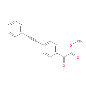 Methyl α-oxo-4-(2-phenylethynyl)benzeneacetate
