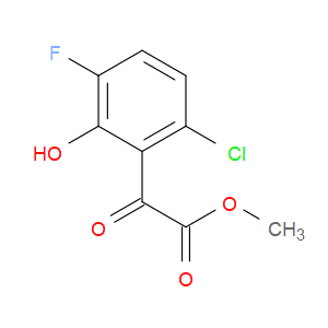 Methyl 6-chloro-3-fluoro-2-hydroxy-α-oxobenzeneacetate