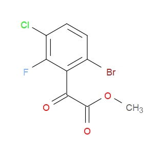 Methyl 6-bromo-3-chloro-2-fluoro-α-oxobenzeneacetate
