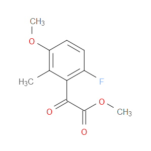 Methyl 6-fluoro-3-methoxy-2-methyl-α-oxobenzeneacetate