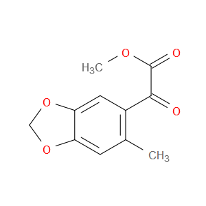 Methyl 6-methyl-α-oxo-1,3-benzodioxole-5-acetate