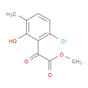 Methyl 6-chloro-2-hydroxy-3-methyl-α-oxobenzeneacetate