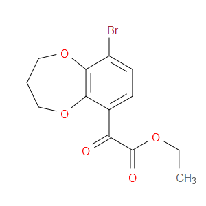 Ethyl 9-bromo-3,4-dihydro-α-oxo-2H-1,5-benzodioxepin-6-acetate