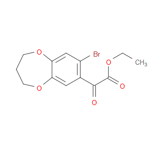 Ethyl 8-bromo-3,4-dihydro-α-oxo-2H-1,5-benzodioxepin-7-acetate