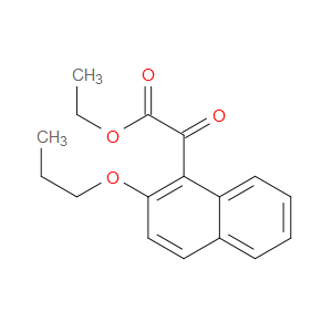 Ethyl α-oxo-2-propoxy-1-naphthaleneacetate