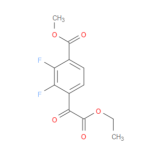 Ethyl 2,3-difluoro-4-(methoxycarbonyl)-α-oxobenzeneacetate