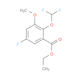ethyl 2-(difluoromethoxy)-5-fluoro-3-methoxybenzoate