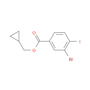 cyclopropylmethyl 3-bromo-4-iodobenzoate