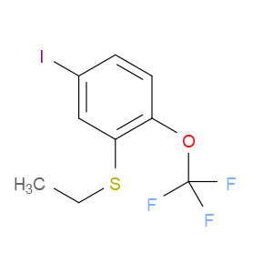 ethyl(5-iodo-2-(trifluoromethoxy)phenyl)sulfane