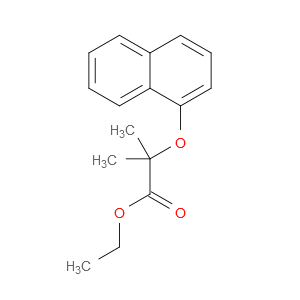 Ethyl 2-methyl-2-(1-naphthalenyloxy)propanoate