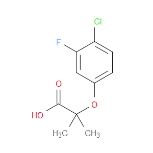 2-(4-Chloro-3-fluorophenoxy)-2-methylpropanoic acid