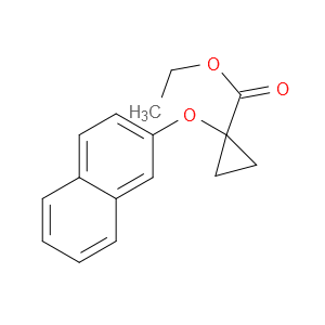 Ethyl 1-(2-naphthalenyloxy)cyclopropanecarboxylate