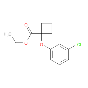 Ethyl 1-(3-chlorophenoxy)cyclobutanecarboxylate