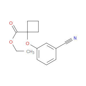 Ethyl 1-(3-cyanophenoxy)cyclobutanecarboxylate