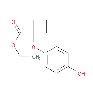 Ethyl 1-(4-hydroxyphenoxy)cyclobutanecarboxylate