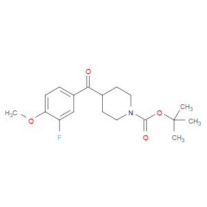 1,1-Dimethylethyl 4-(3-fluoro-4-methoxybenzoyl)-1-piperidinecarboxylate