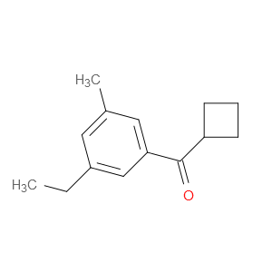 cyclobutyl(3-ethyl-5-methylphenyl)methanone