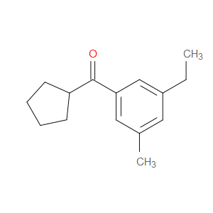 cyclopentyl(3-ethyl-5-methylphenyl)methanone