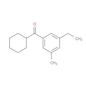 cyclohexyl(3-ethyl-5-methylphenyl)methanone