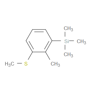trimethyl(2-methyl-3-(methylthio)phenyl)silane