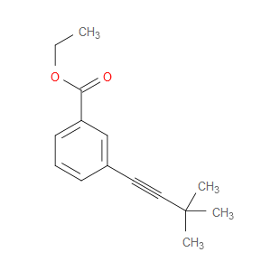 Benzoic acid, 3-(3,3-dimethyl-1-butyn-1-yl)-, ethyl ester