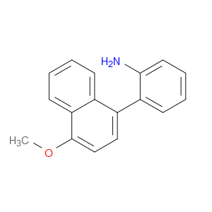 2-(4-Methoxy-1-naphthalenyl)benzenamine