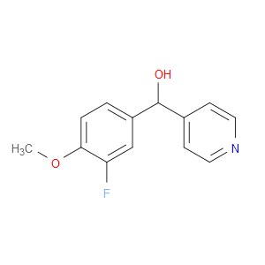 α-(3-Fluoro-4-methoxyphenyl)-4-pyridinemethanol