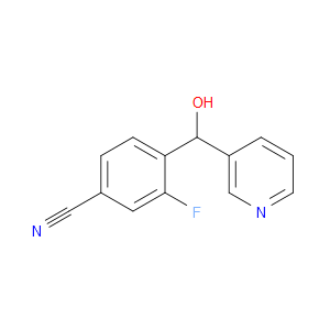 Benzonitrile, 3-fluoro-4-(hydroxy-3-pyridinylmethyl)-