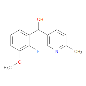 α-(2-Fluoro-3-methoxyphenyl)-6-methyl-3-pyridinemethanol