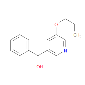 α-Phenyl-5-propoxy-3-pyridinemethanol