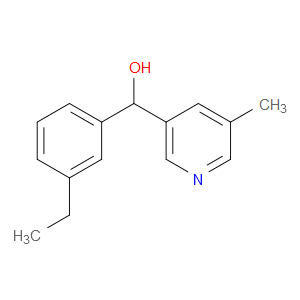 α-(3-Ethylphenyl)-5-methyl-3-pyridinemethanol
