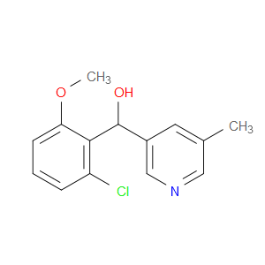 α-(2-Chloro-6-methoxyphenyl)-5-methyl-3-pyridinemethanol