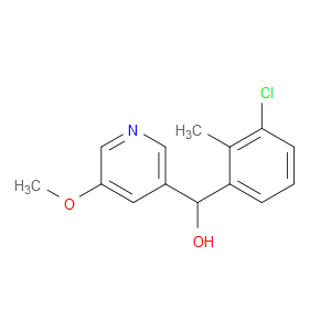 α-(3-Chloro-2-methylphenyl)-5-methoxy-3-pyridinemethanol