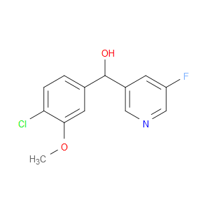 α-(4-Chloro-3-methoxyphenyl)-5-fluoro-3-pyridinemethanol