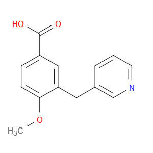 4-Methoxy-3-(3-pyridinylmethyl)benzoic acid