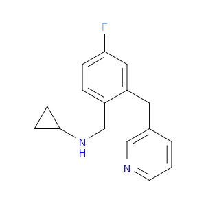 N-Cyclopropyl-4-fluoro-2-(3-pyridinylmethyl)benzenemethanamine
