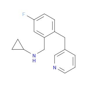 N-Cyclopropyl-5-fluoro-2-(3-pyridinylmethyl)benzenemethanamine